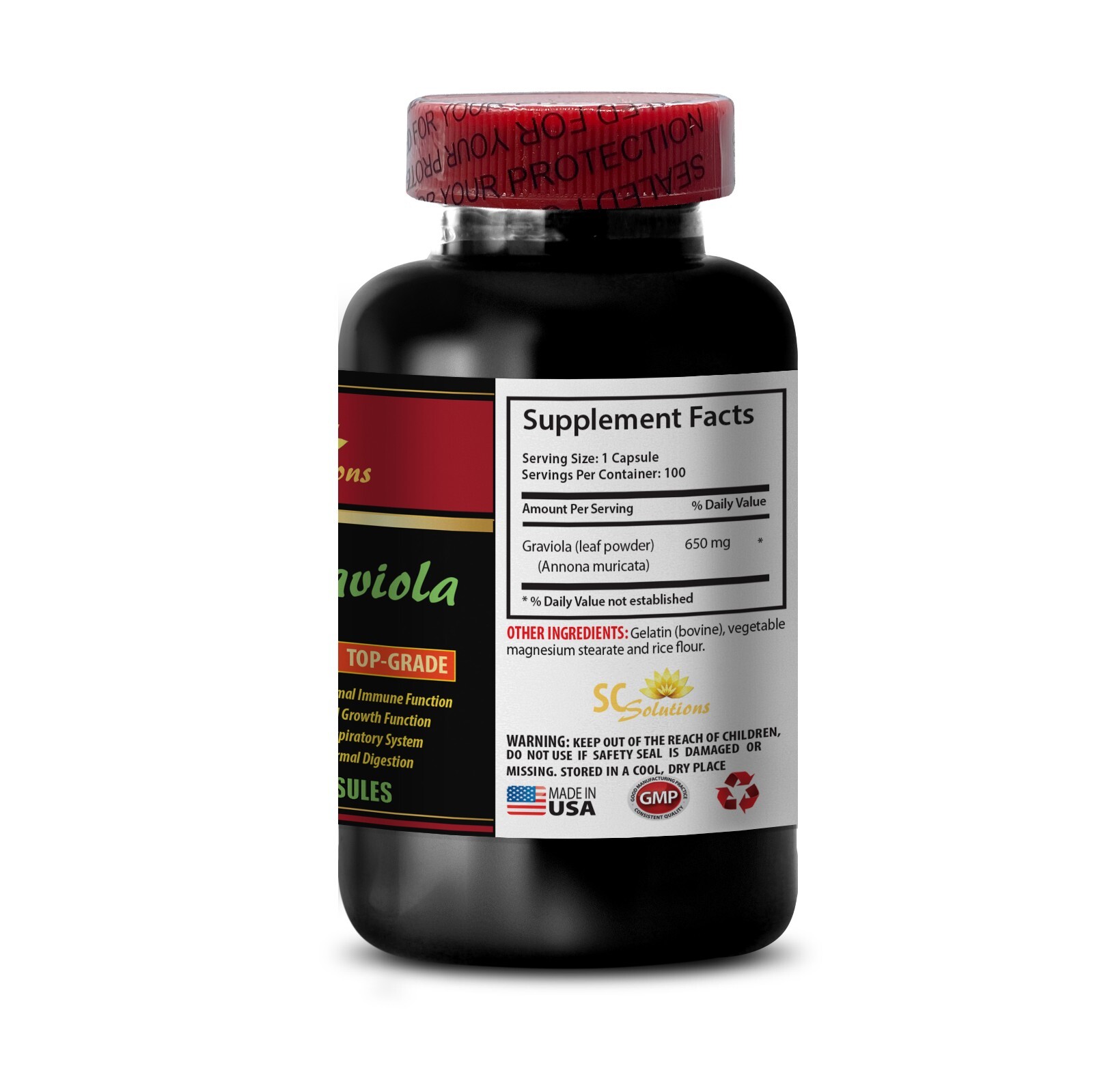 graviola extract – PURE GRAVIOLA EXTRACT – Immune system support – 1 Bottle