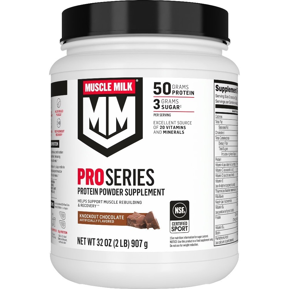 High Protein Powder Supplement Knockout Chocolate Flavor 50g Protein 2lb 11