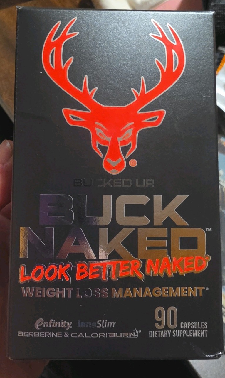 Bucked Up Buck Naked Weight Loss Management Capsules 90ct