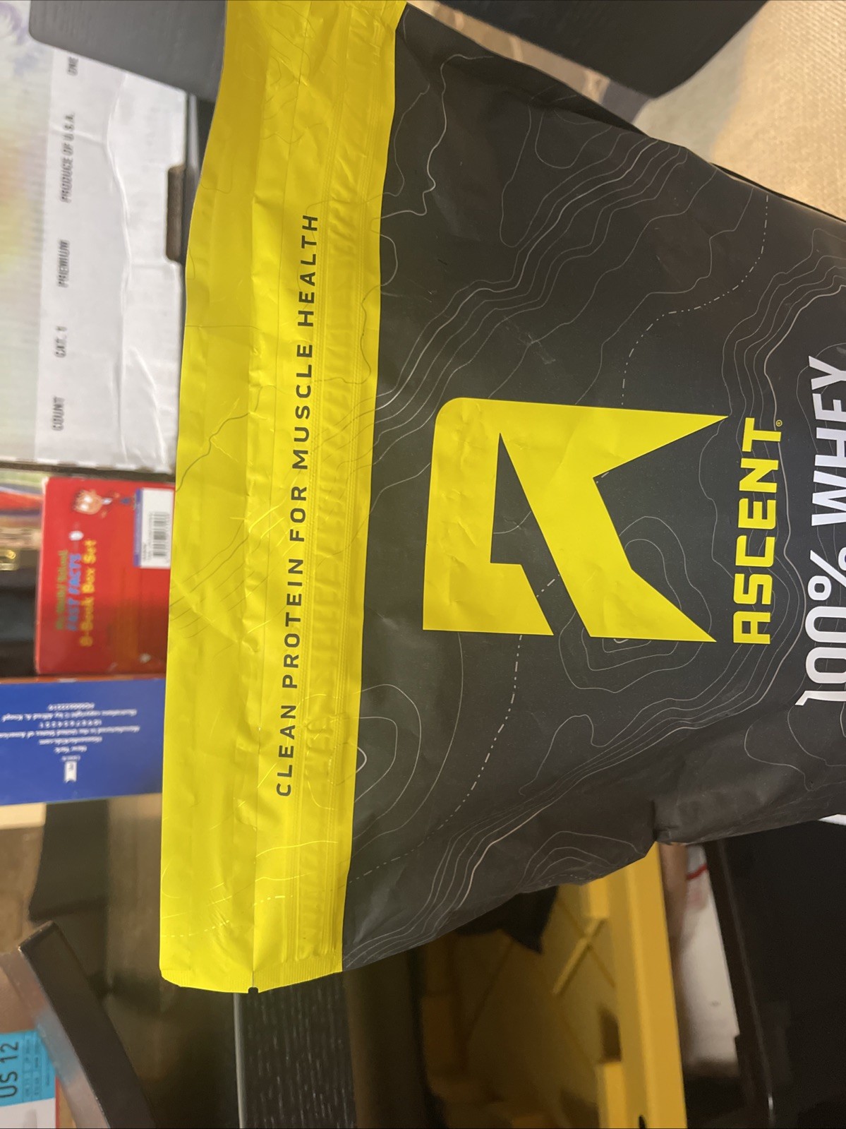 Ascent Whey Protein Chocolate 4.25 lb Native Whey 25g Protein Gluten Free