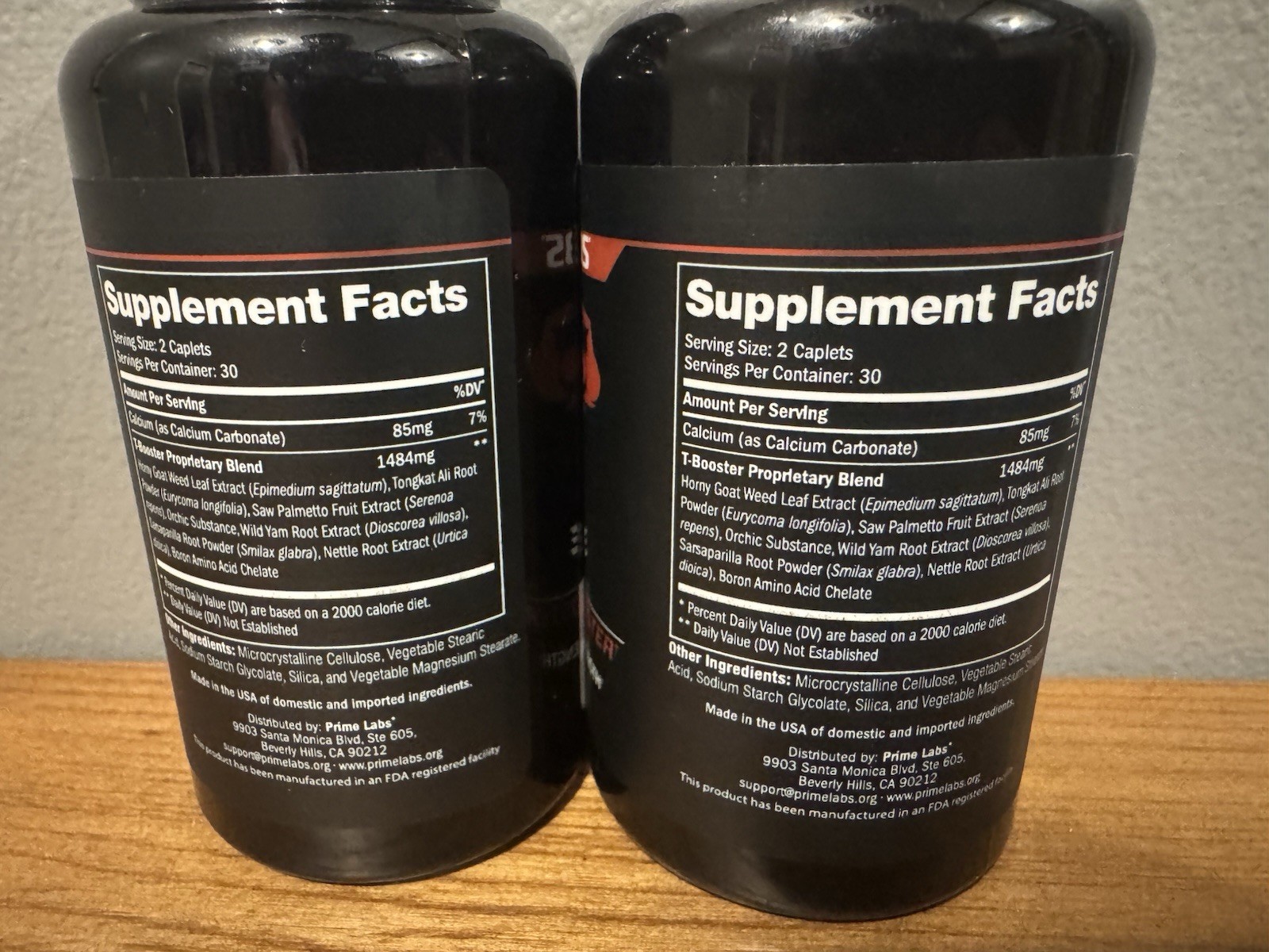 2x PRIME Labs Men’s Test Booster – Natural Stamina Endurance & Strength Booster