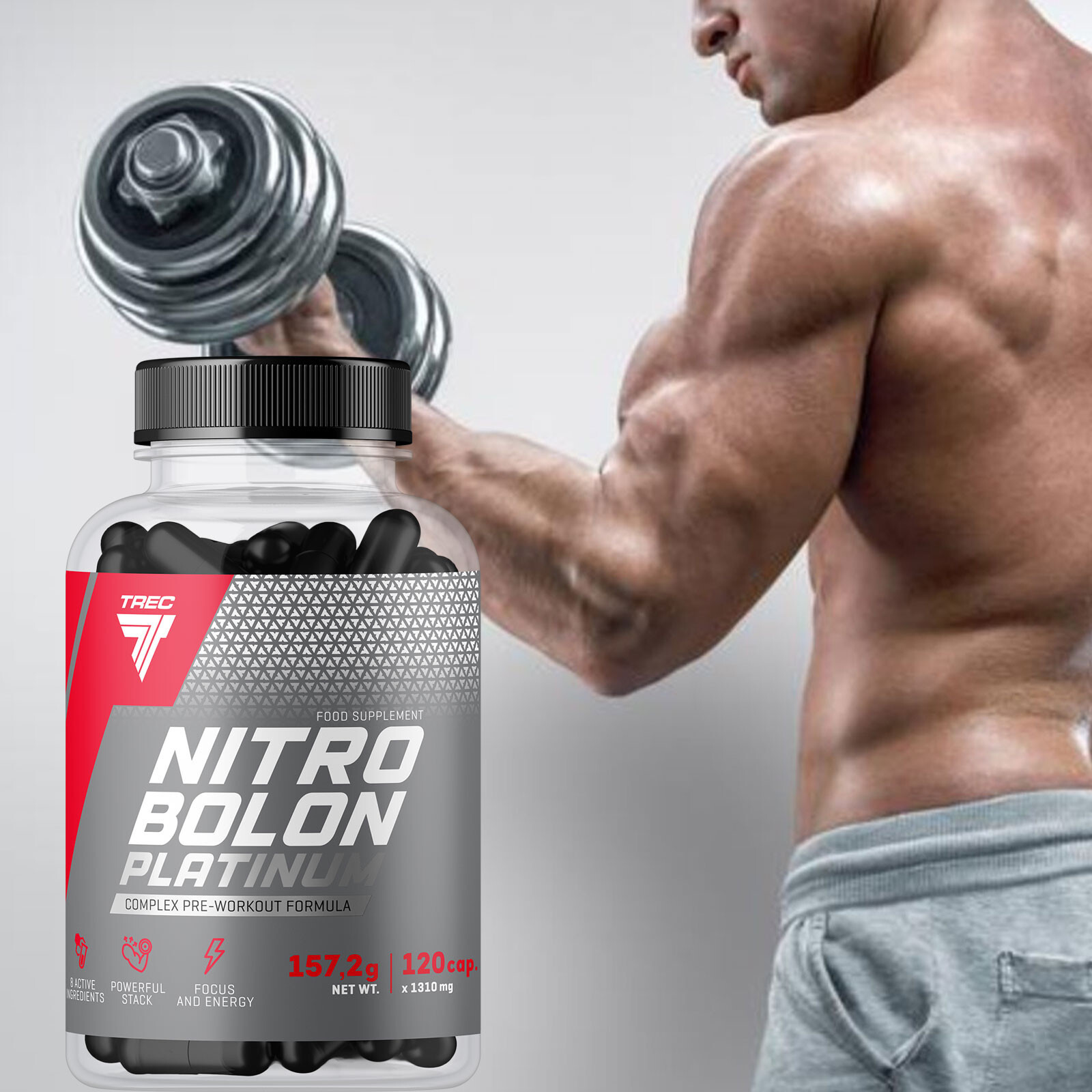 NITROBOLON Platinum 120–240 Capsules – NO Booster + Pump + Pre-Workout Strength