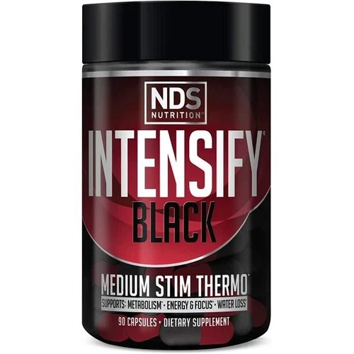 Intensify NDS Nutrition Black – Thermogenic Blend with 90 Count (Pack of 1)