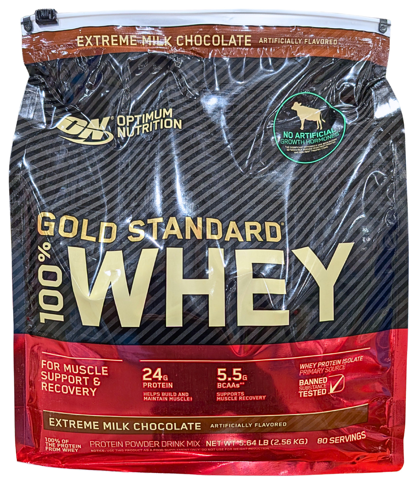 Optimum Nutrition Gold Standard 100% Whey Chocolate 5.64 Lbs EXP 06/2027