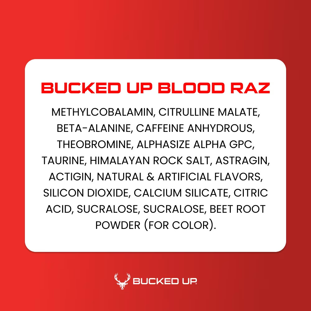 Pre-Workout Powder, Increased Energy, Blood Raz, 200 Mg Caffeine, 25 Servings