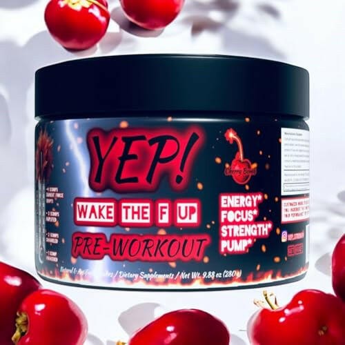 YEP Wake The Faith Up Advanced Pre-Workout – Cherry Bomb – 40 Servings (New a…