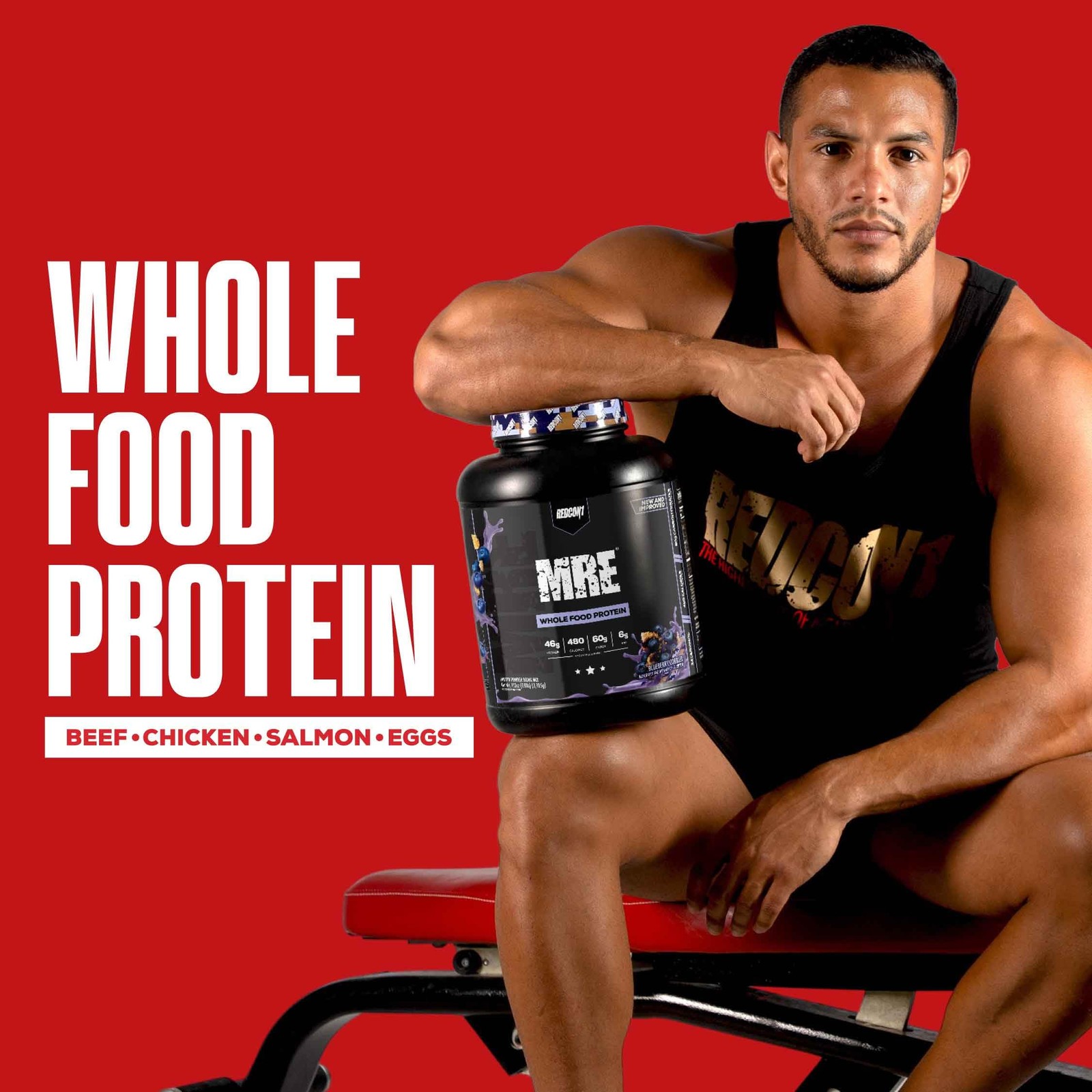 MRE Whole Food Protein Powder, Vanilla Milkshake – Meal Replacement Made