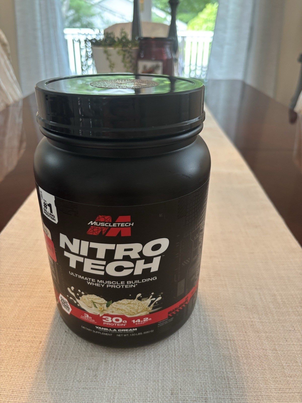 MuscleTech Nitro Tech Whey Protein and Weight Loss French Bean Vanilla 1.5 LB