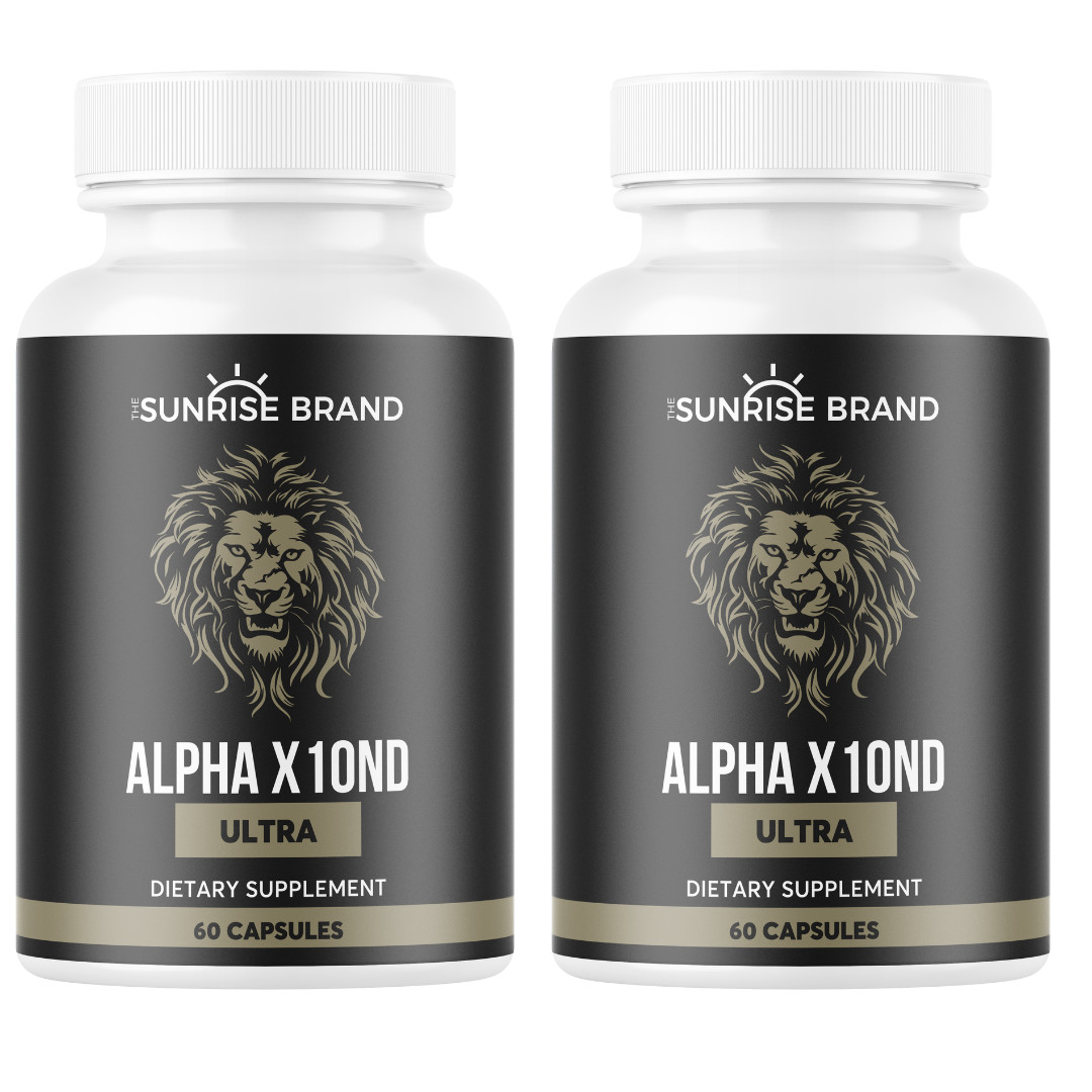 Alpha X10ND Ultra Pills – For Male Vitality 2 Bottles 120 Capsules
