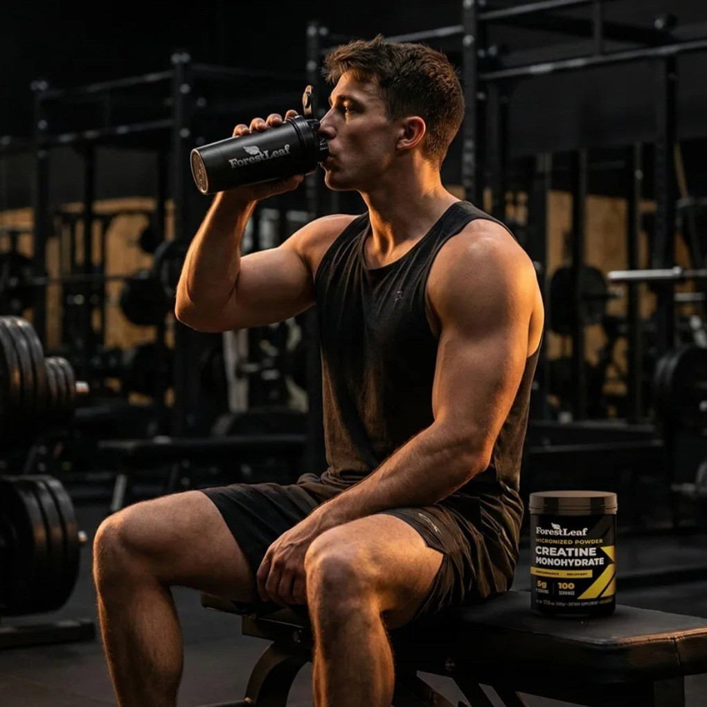 ForestLeaf Micronized Creatine Monohydrate Powder 2 PACK Muscle Growth Strength