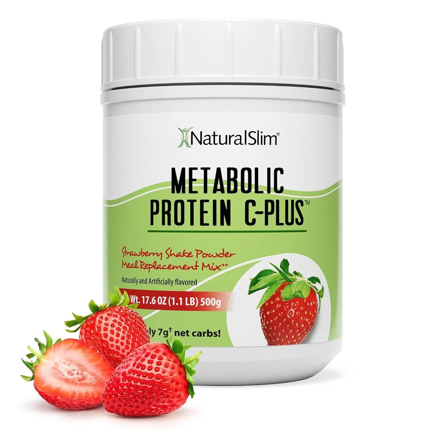 Metabolic Protein C-Plus Whey 1.1 Pound (Pack of 1), Strawberry C Plus