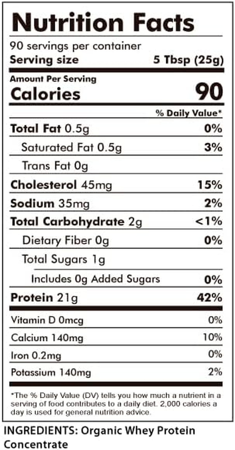 Protein Powder, Grass Fed, Unflavored – 1 Ingredient, No Additives or Fillers, U