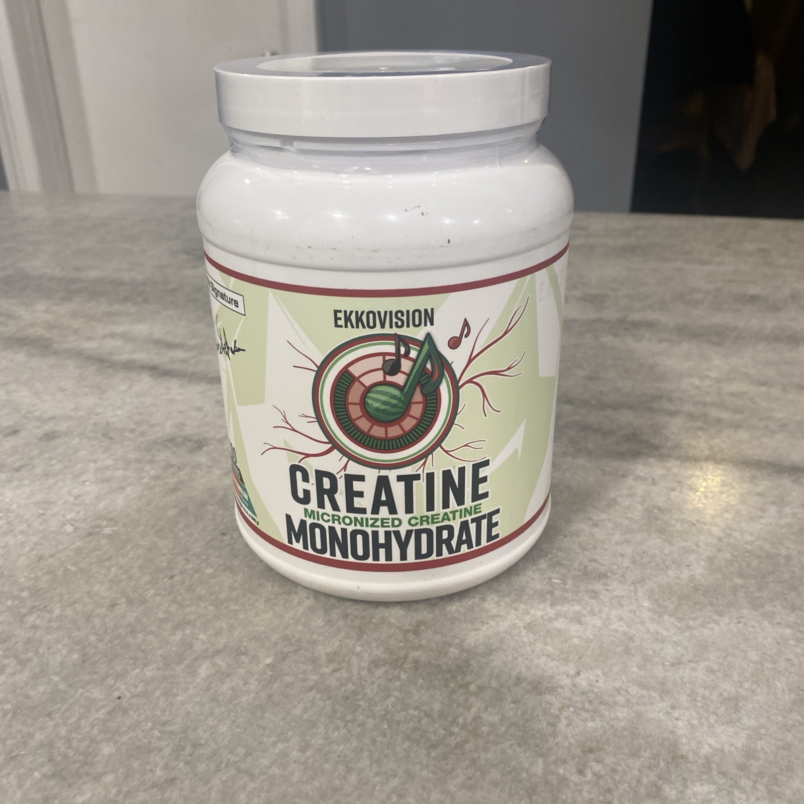 Ekkovision Creatine Monohydrate Powder Micronized Sour Watermelon 100 servings