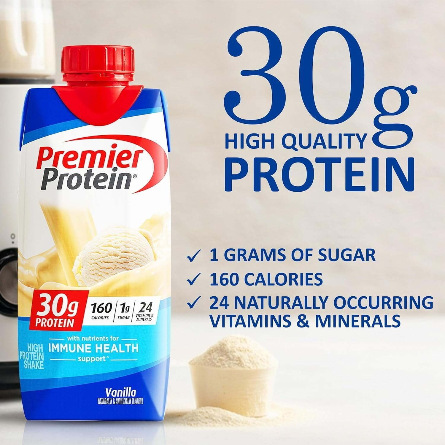 Premier Protein Shakes Drinks – Low Carb High Protein Shakes Variety 10 Pack…