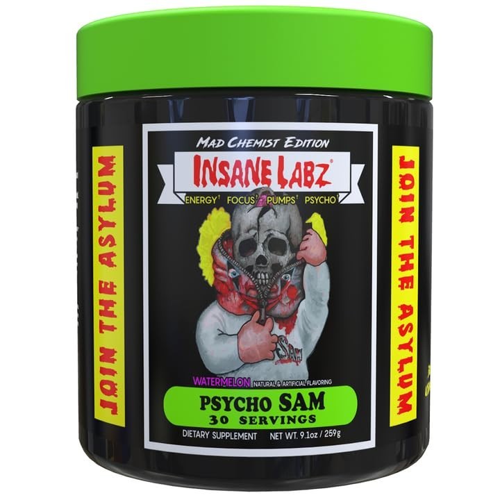High Stimulant Pre Workout Powder, 30 Servings, Watermelon Flavor, Energy Boost