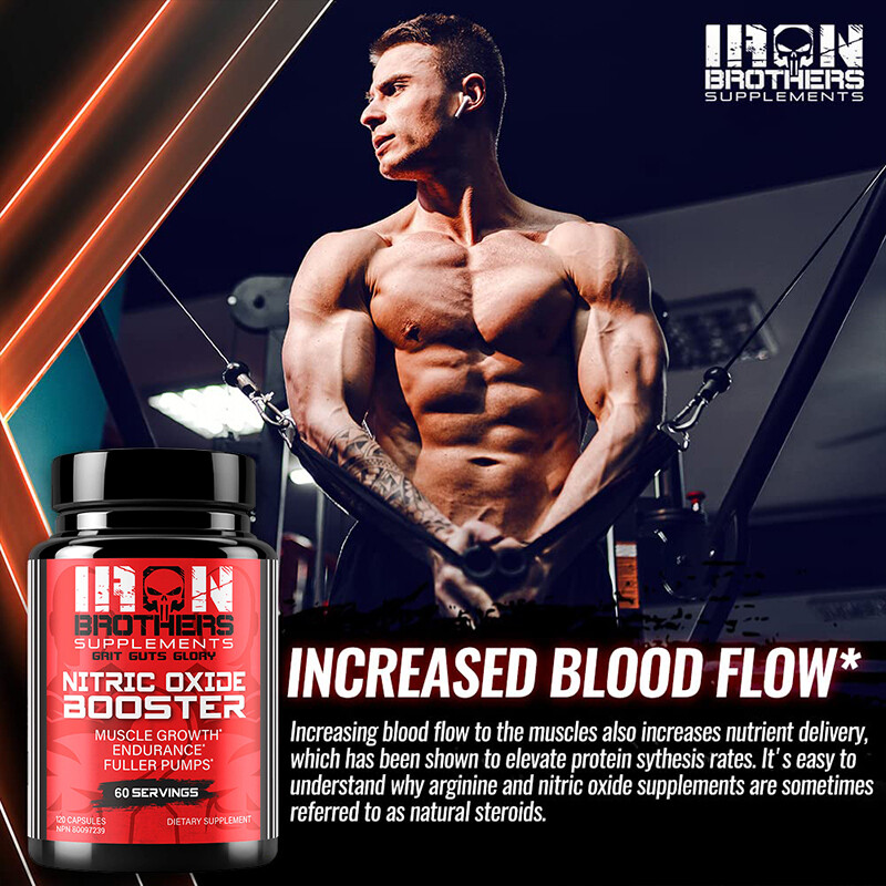 Nitric Oxide Booster Supplement for Blood Circulation and Flow,Endurance/Energy