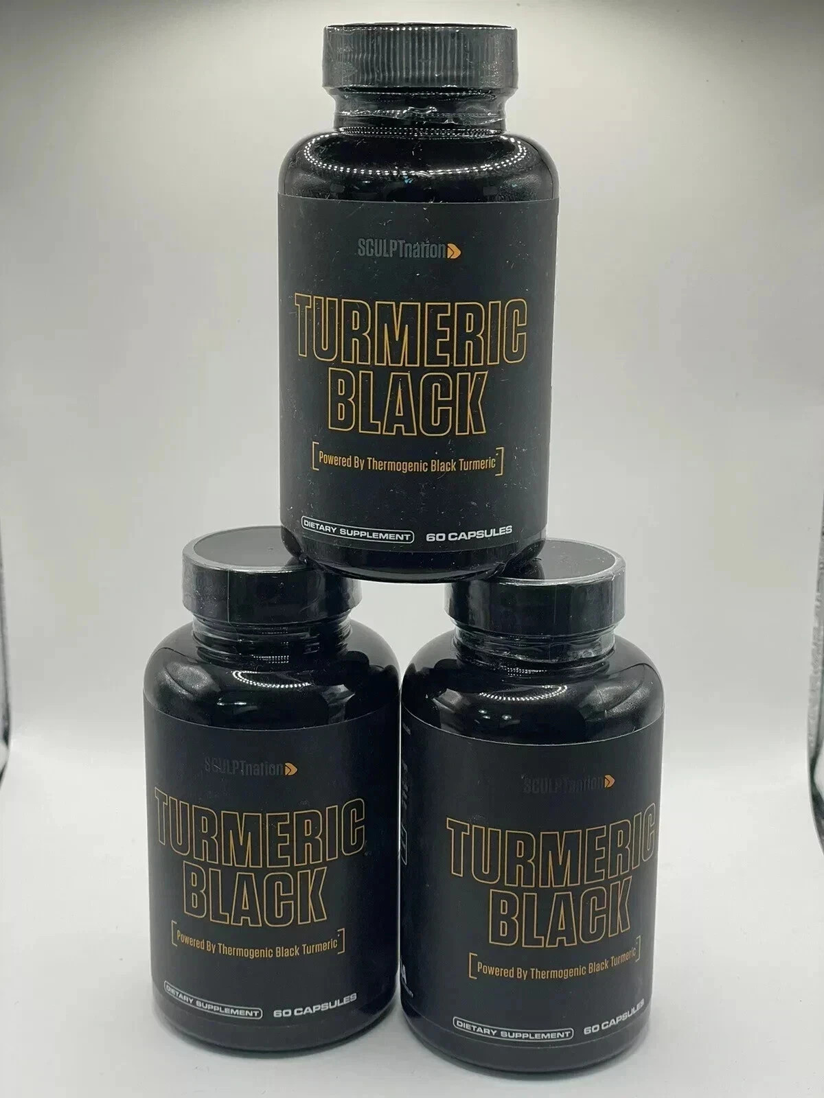 Turmeric Black Sculptnation Fatigue Muscle Build Fat Burn Bloating Treat, 1 Pack