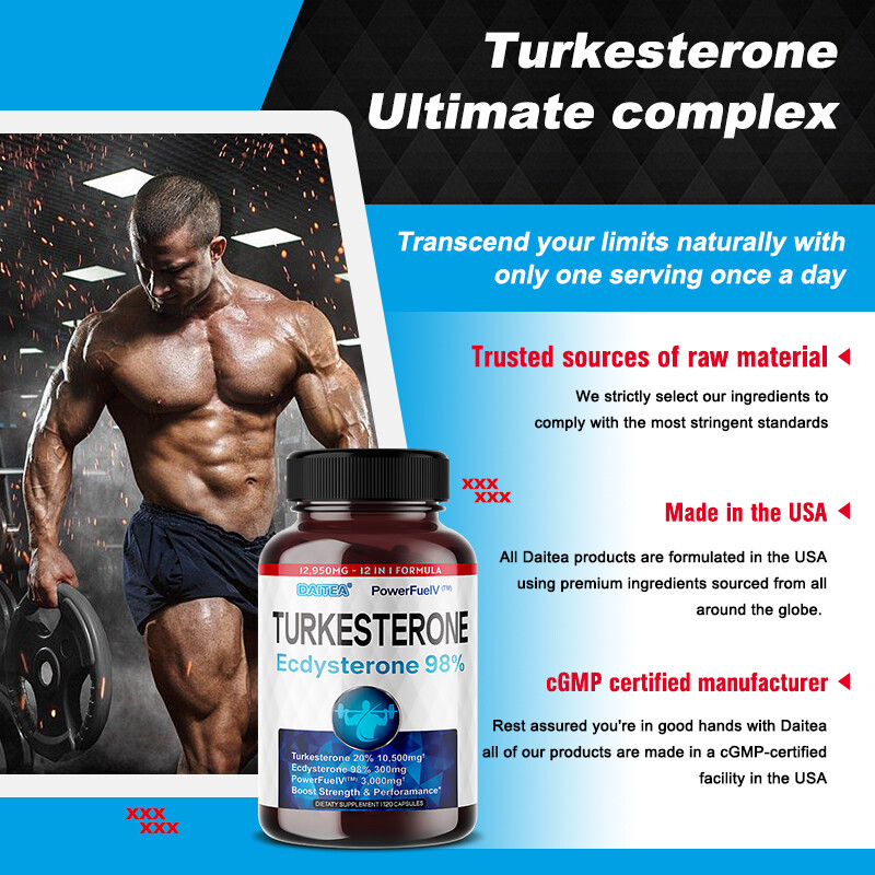 TURKESTERONE + ECDYSTERONE (98%) Performance, Muscle Health & Recovery