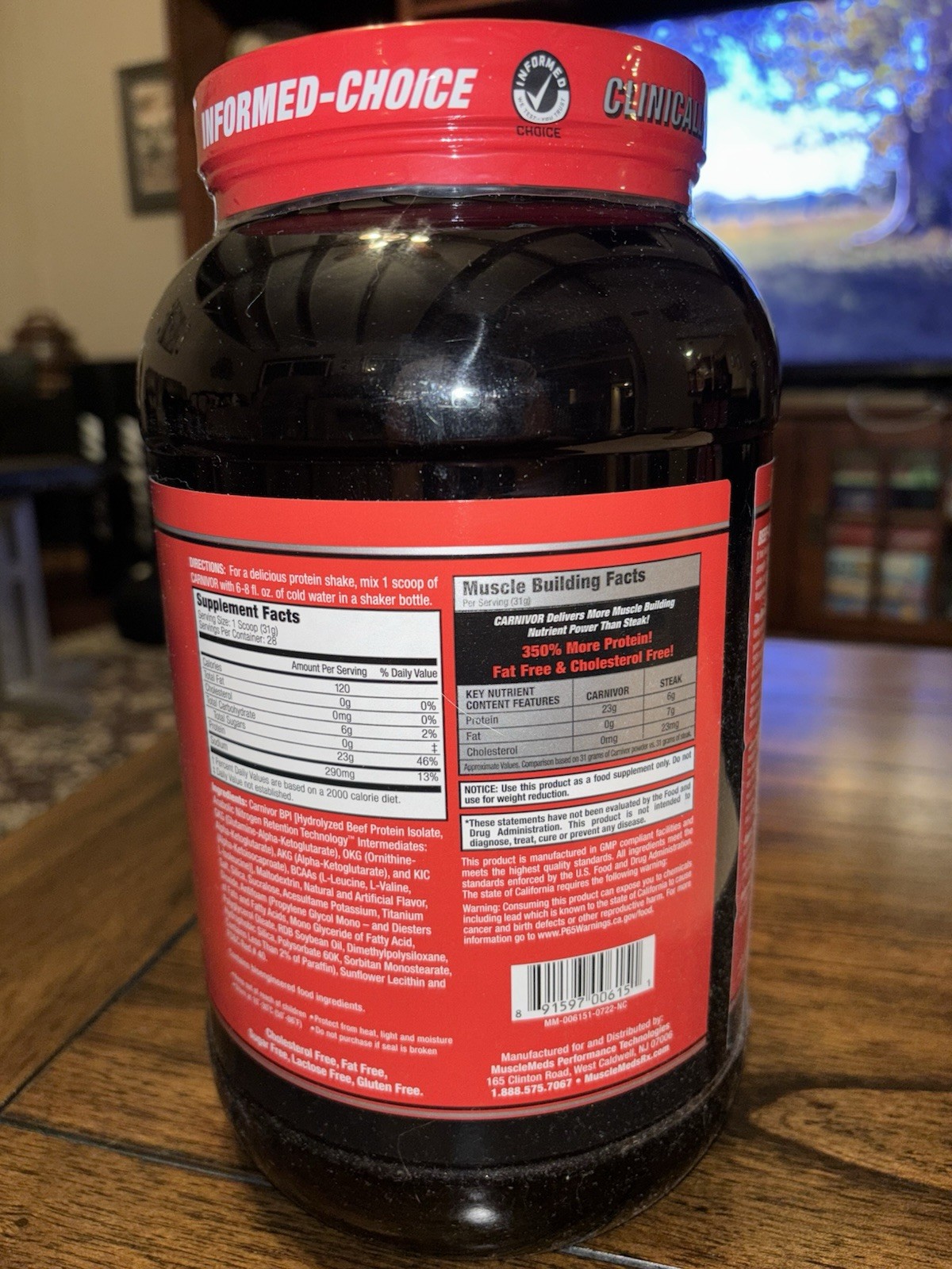 Beef Protein Isolate Powder 23g Protein Fruity Cereal, 28 Servings