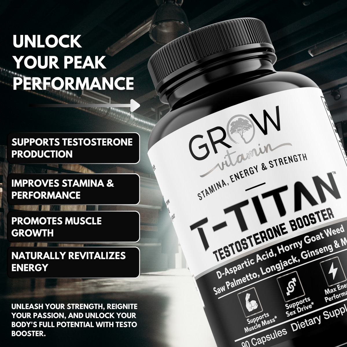 Testo Prime – Strength and Youth Supplement – Ripped Muscle Builder Fast Acting