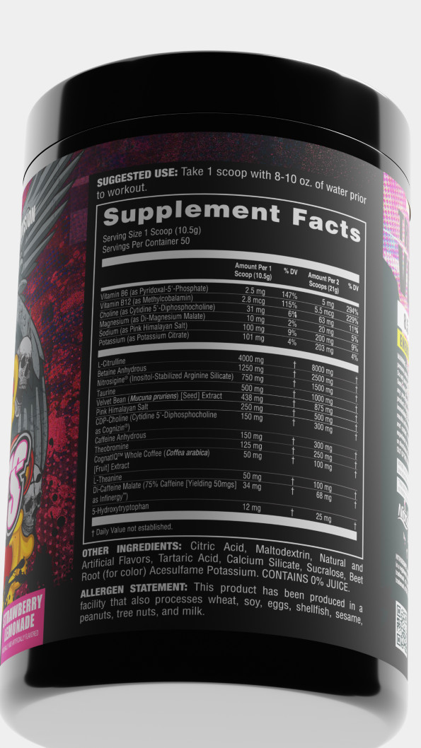 Ekkovision Bax Shots Preworkout 50 Servings