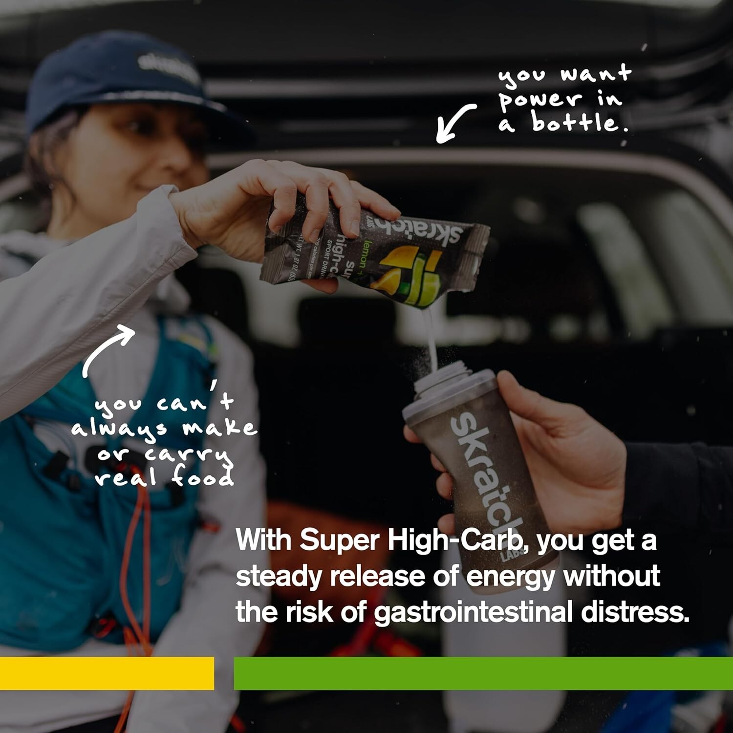 Super High-Carb Drink Mix – Cluster Dextrin, Electrolytes, Lemon + Lime – 8 Pack