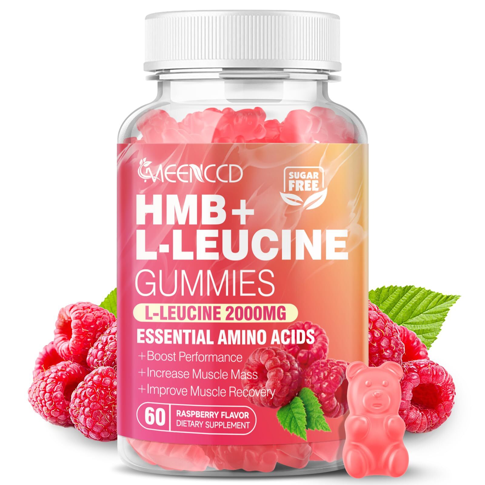 MEENCCD HMB and L-Leucine Gummies 3000mg HMB and Leucine Amino Acid for Muscl…