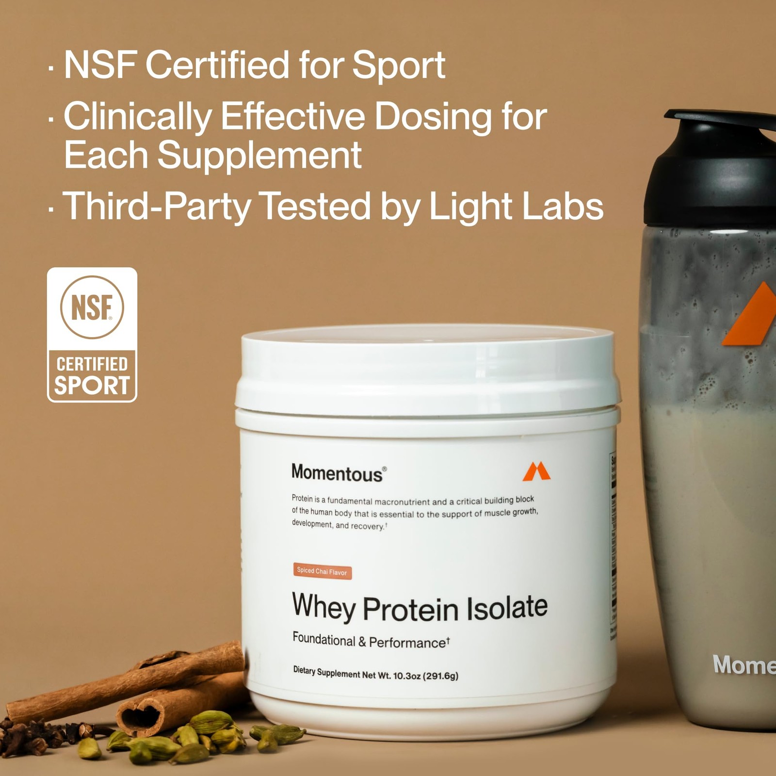 Momentous Essential GrassFed Whey Protein Powder 20 g Whey Isolate Protein …