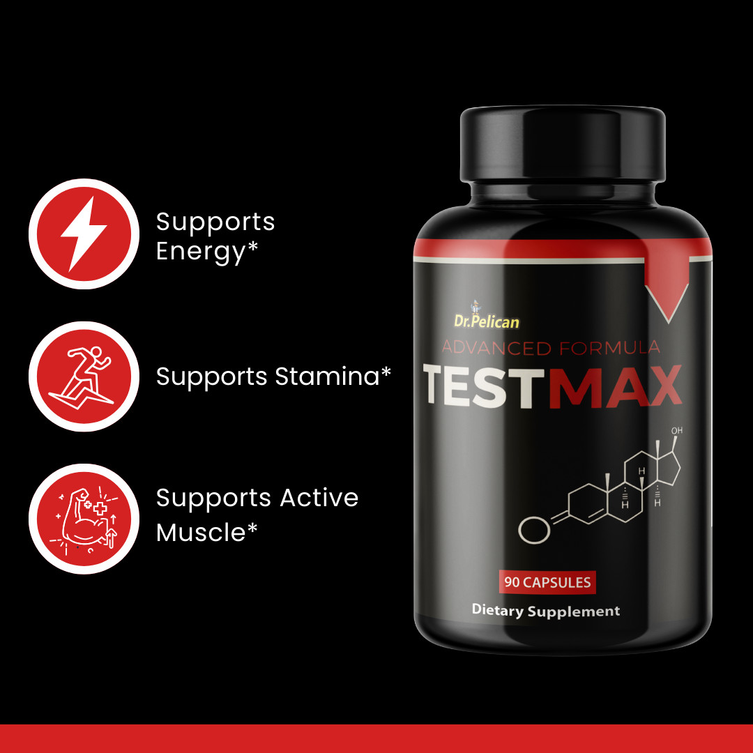 Test Max- Bodybuilding & Men’s Health Support- 12 Bottles- 1080 Capsules