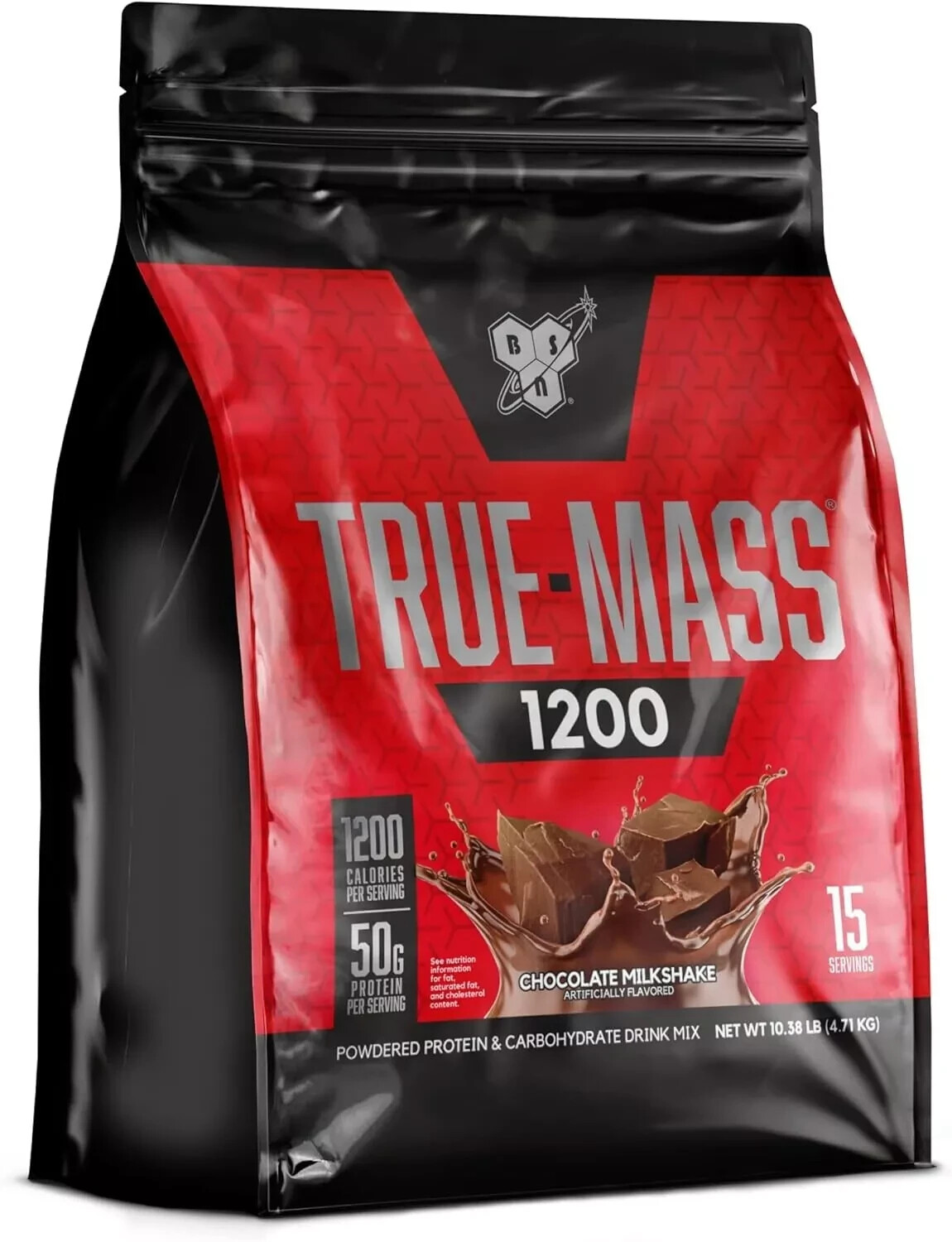 BSN True-Mass 1200 High Calorie Weight Mass Gainer 10.25LB Bags 3 Flavors New
