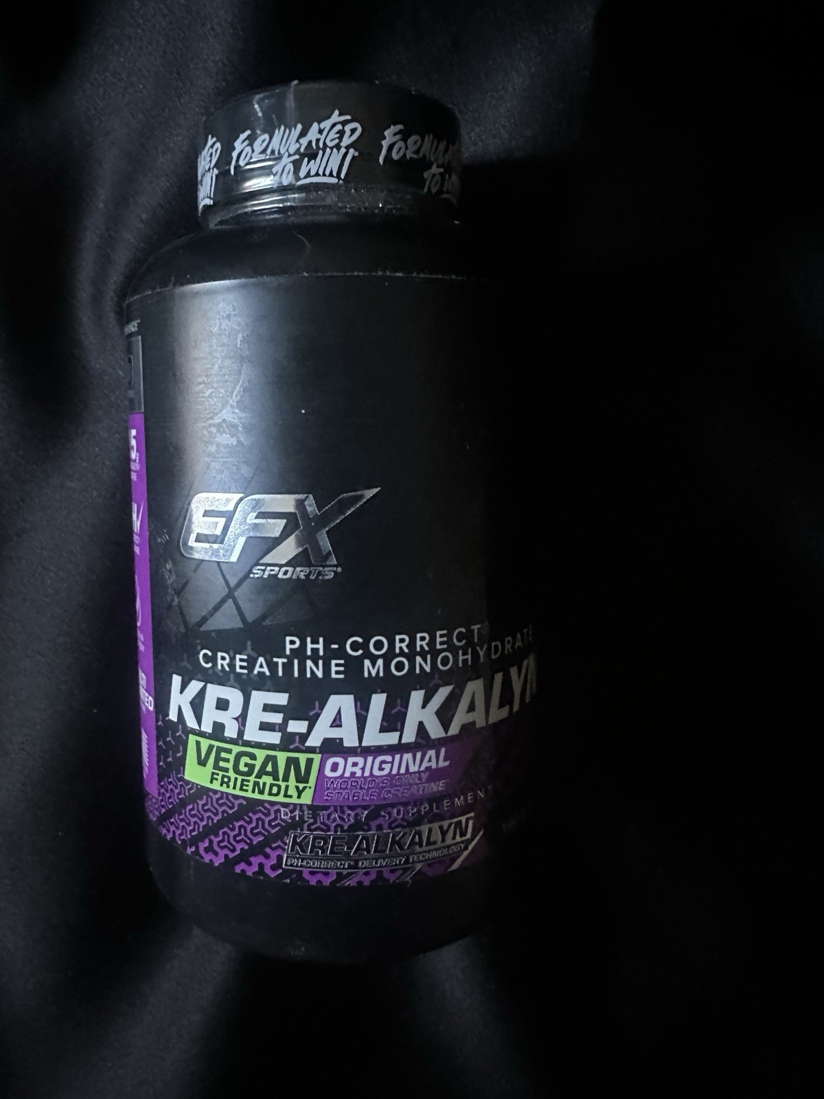 EFX Sports Kre-Alkalyn | pH Correct Creatine 180 Count Vegan