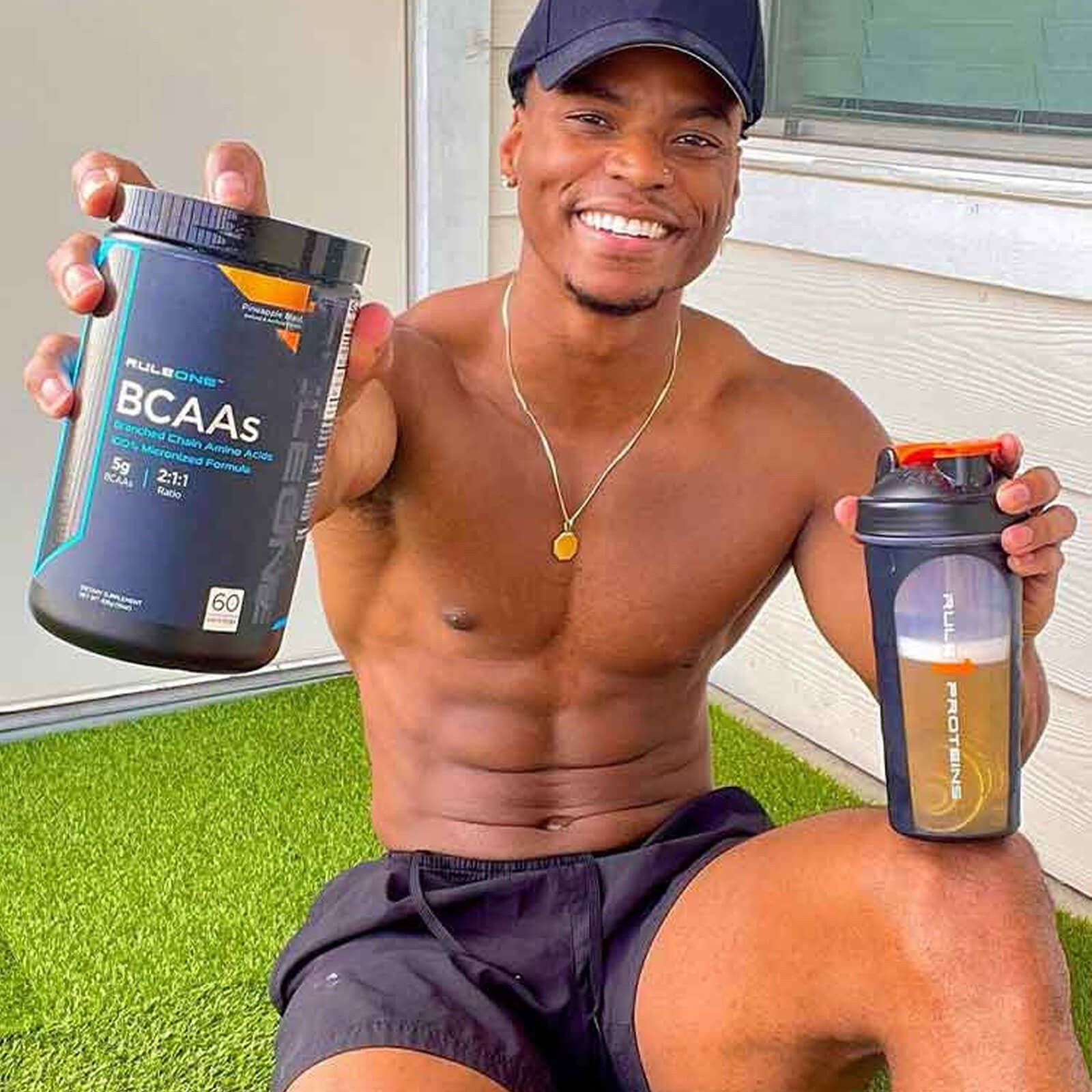 RULE 1 BCAA 60 serv Unflavored Branched Chain Amino Acids 318g