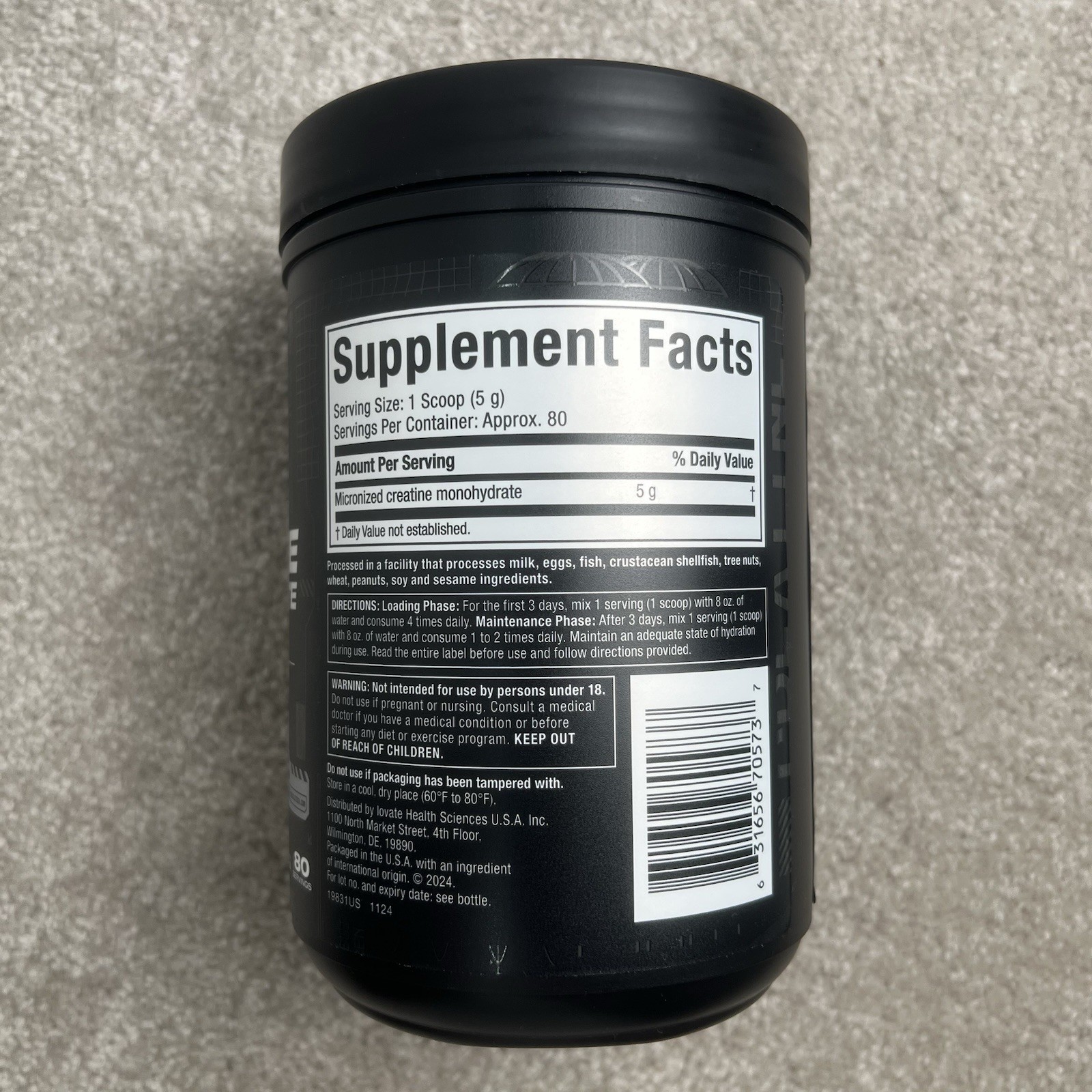 MuscleTech Platinum 100% Creatine (80 Servings) | Micronized Creatine for Energ