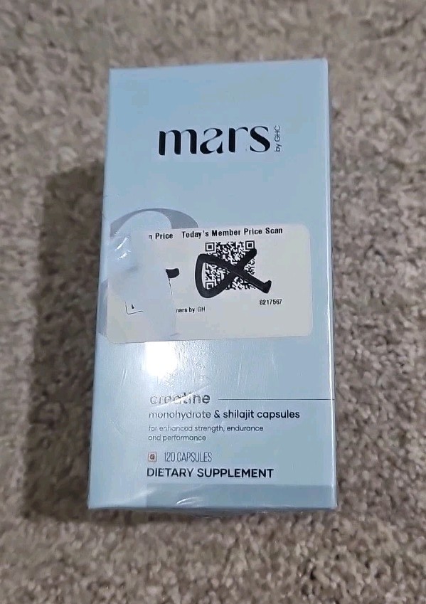Mars Micronized Creatine Monohydrate – 120 Capsules