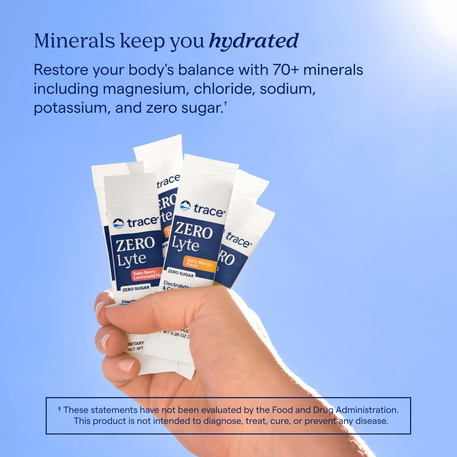 Electrolyte Powder Mix – Zero Sugar Hydration, Ancient Sea Salt & Coconut Water,
