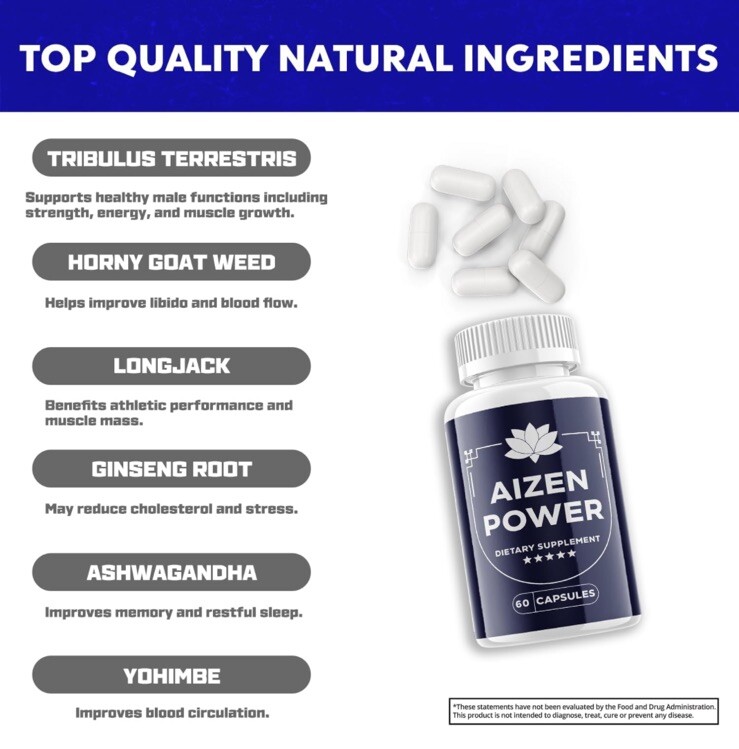 Aizen Power Pills – Aizen Power Male Vitality Support Supplement OFFICIAL x12/26