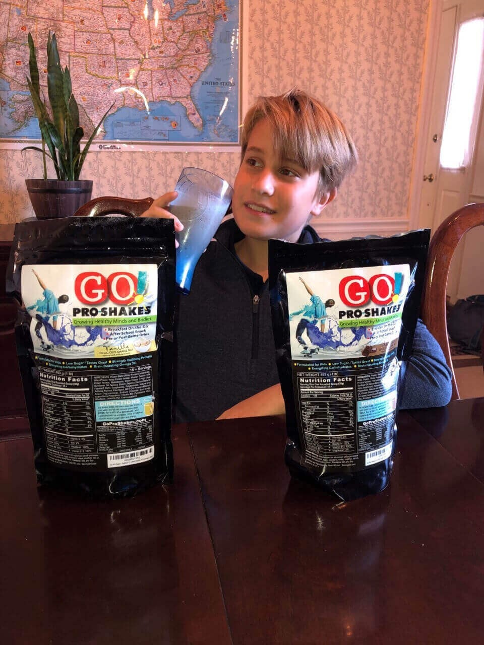 GO! Pro-Shakes for Kids Teens – Protein, Brain, Growth Support, Healthy Snack