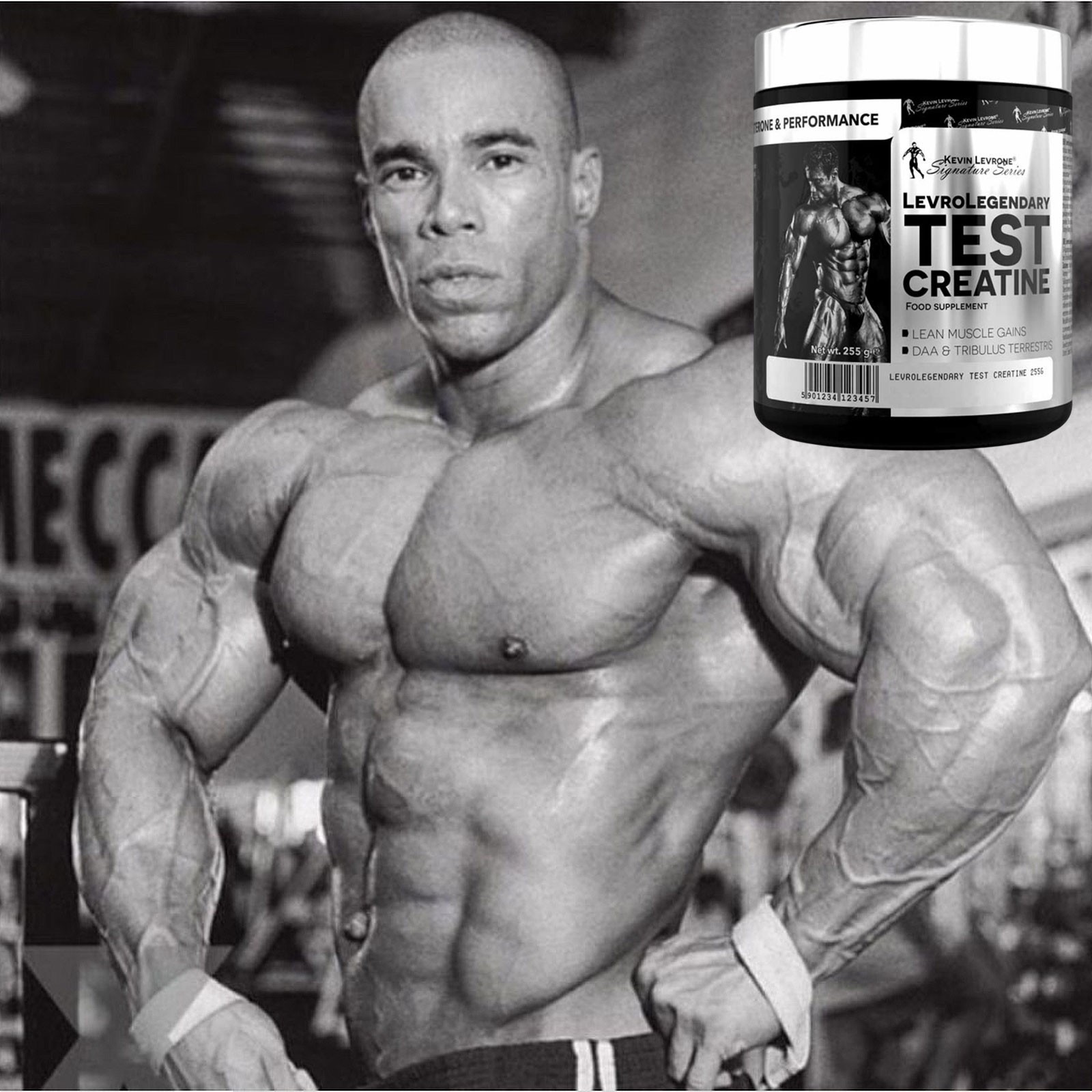 LEVROLEGENDARY TEST CREATINE 255g – Muscle Strength Testo Booster Tribulus & DAA