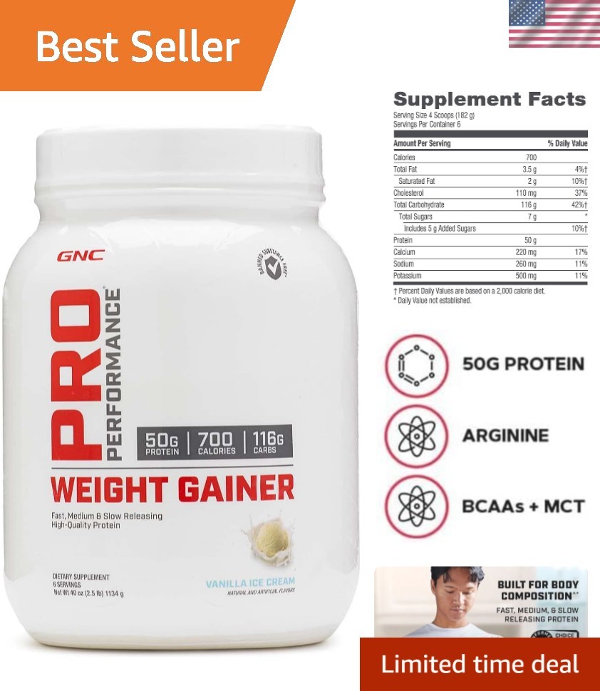 Pro Performance Weight Gainer – Double Chocolate 2.5 lb – 50G Protein