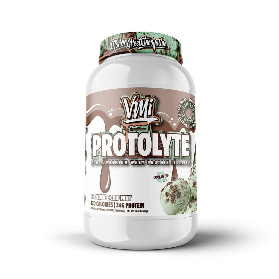 VMI Sports ProtoLyte Whey Isolate Protein Shake – Mint Chocolate Chip