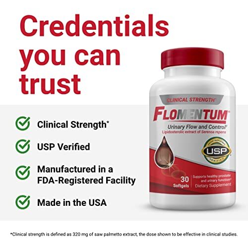 Flomentum® Saw Palmetto Oil Extract Prostate Supplement for Assorted Sizes