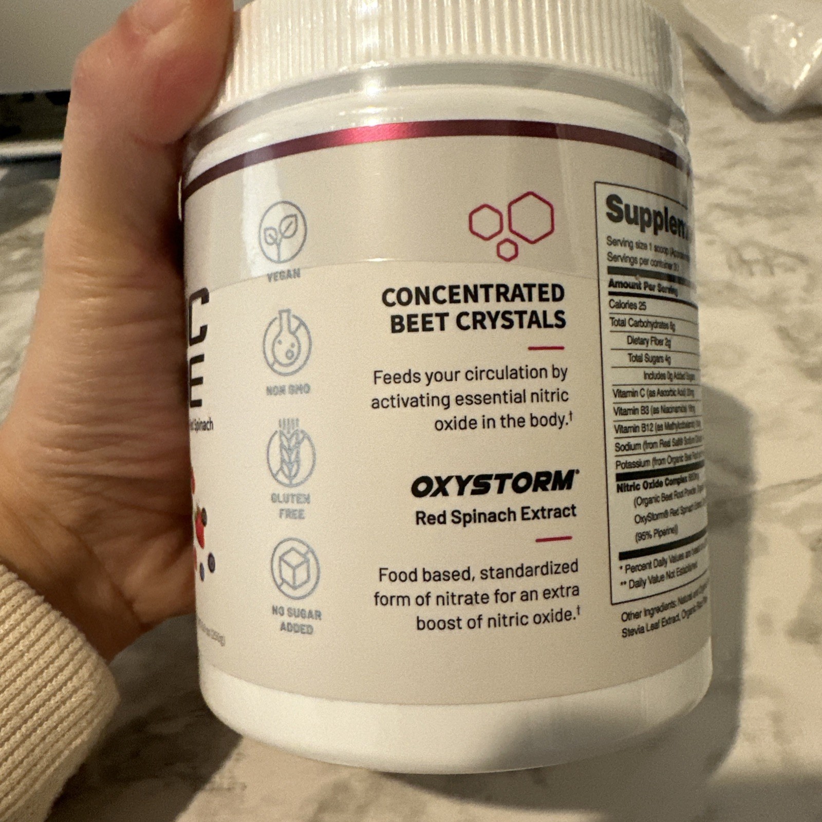 Snap Nitric Oxide 3 in 1 Circulation Superfood Mixed Berry 8.8 Ox