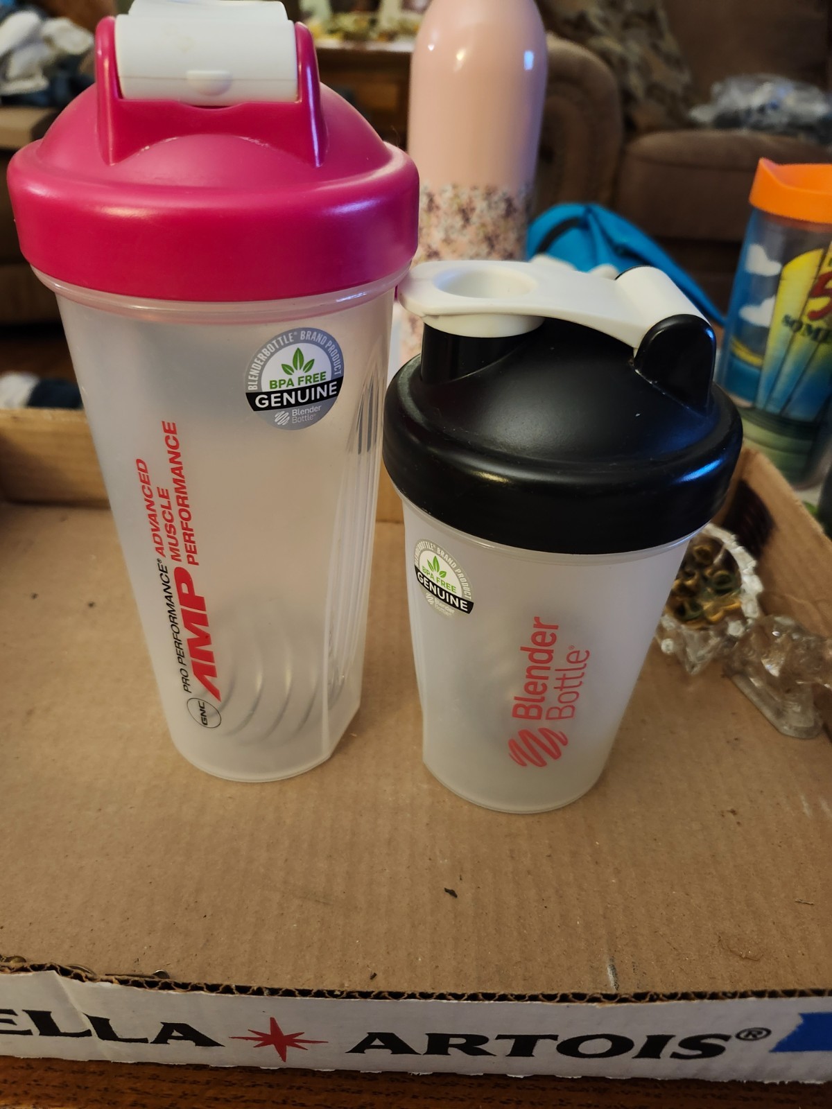 GNC Pro Performance Advanced Muscle Performance Blender Bottles 20oz and 12oz