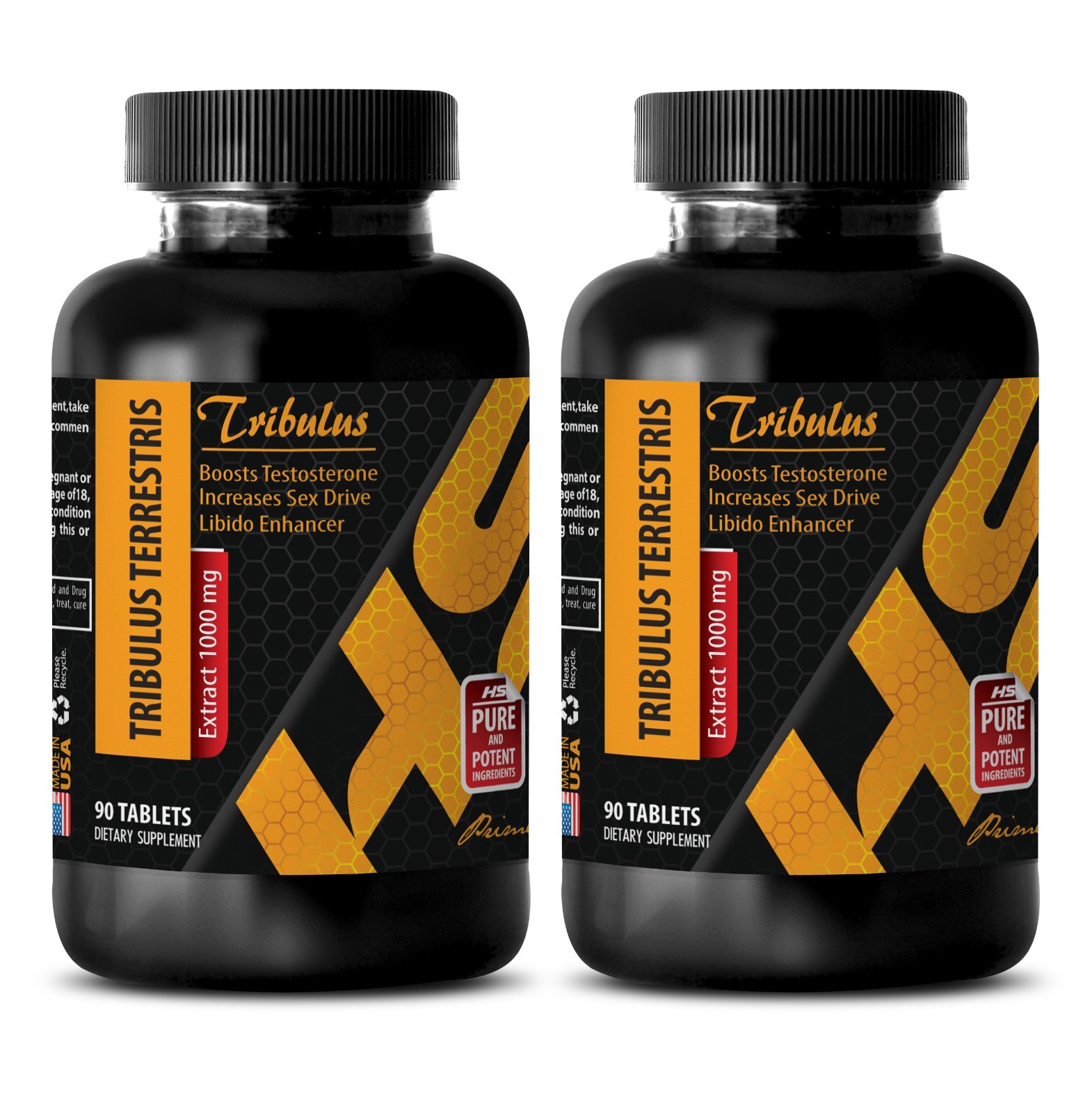 Advanced formula booster – TRIBULUS TERRESTRIS with maca – 2 Bottles 180 Tablets