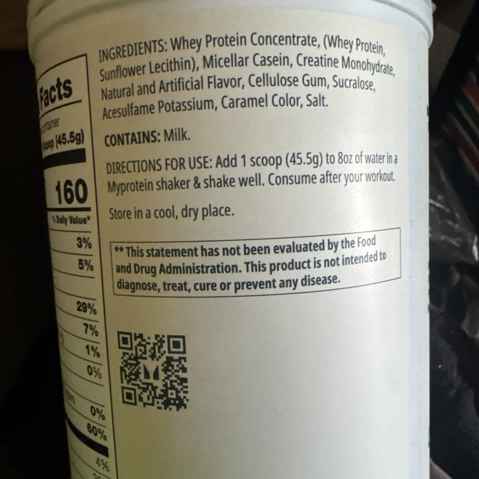 Myprotein Origin Protein Powder In The Butter Pecan Ice Cream flavor.New Sealed