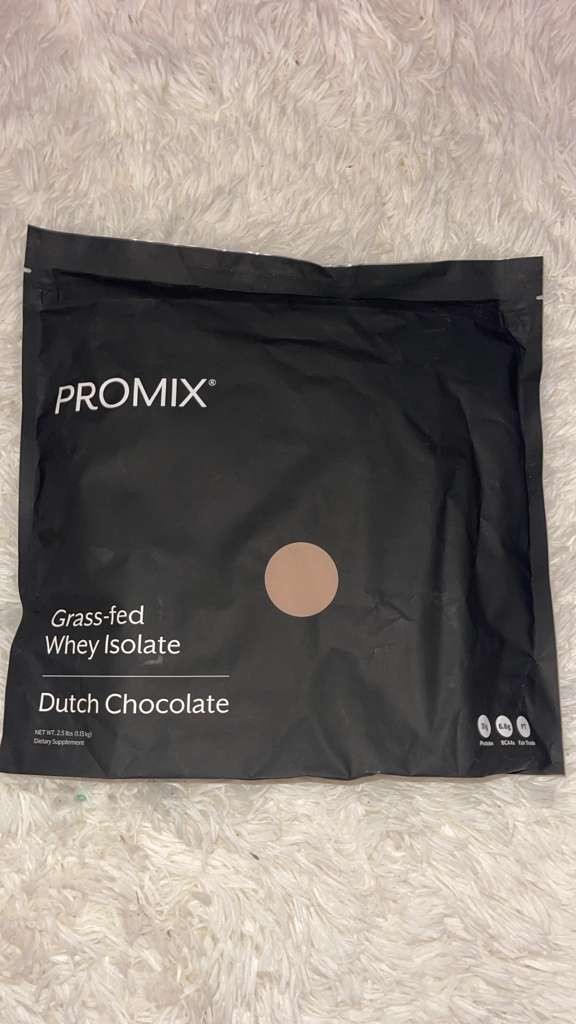 Promix Grass Fed Whey Isolate Dutch Chocolate 2.5lb Clean Protein