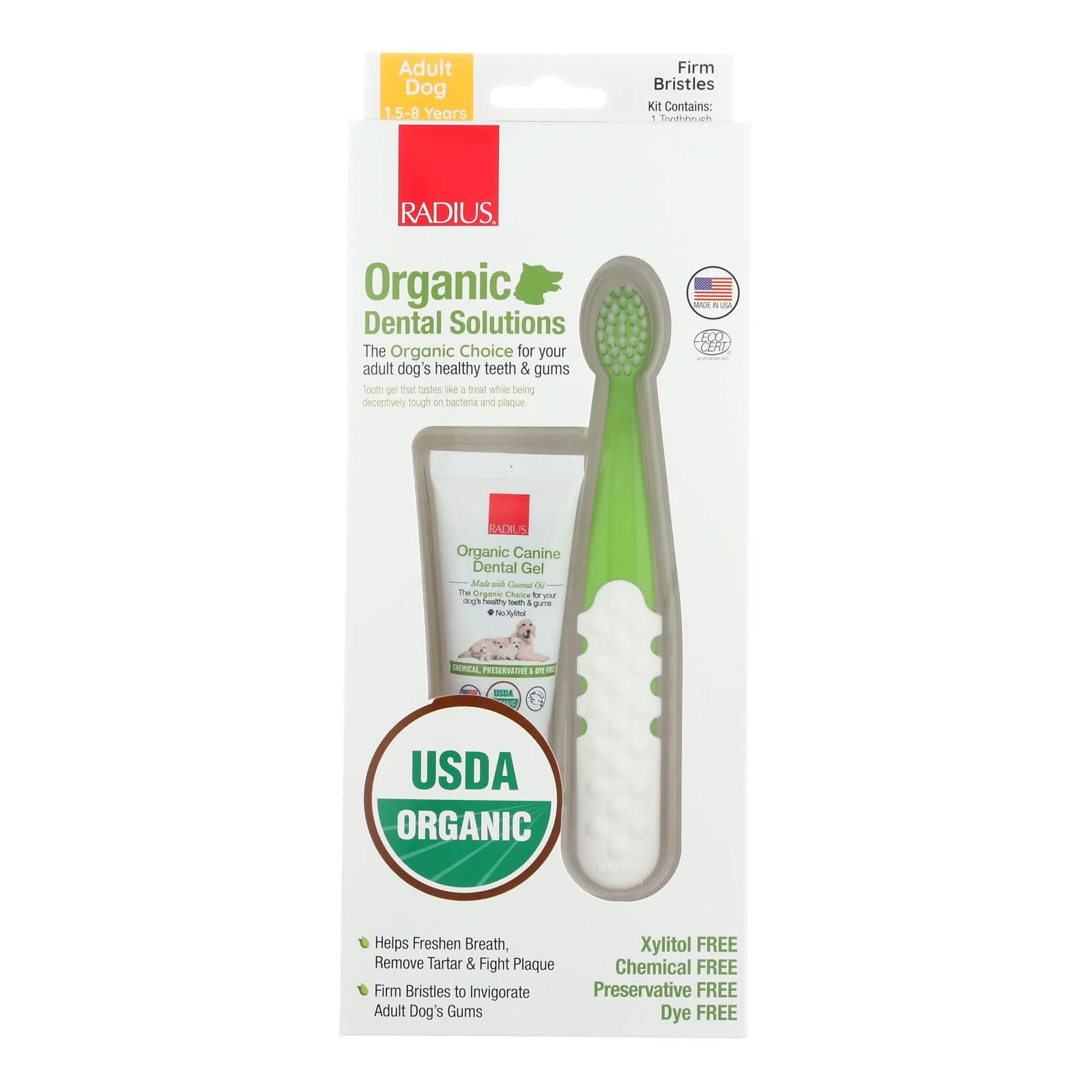 Pura Naturals Pet Dental Solutions Adult Kit: Oral Care for Teeth and Gums