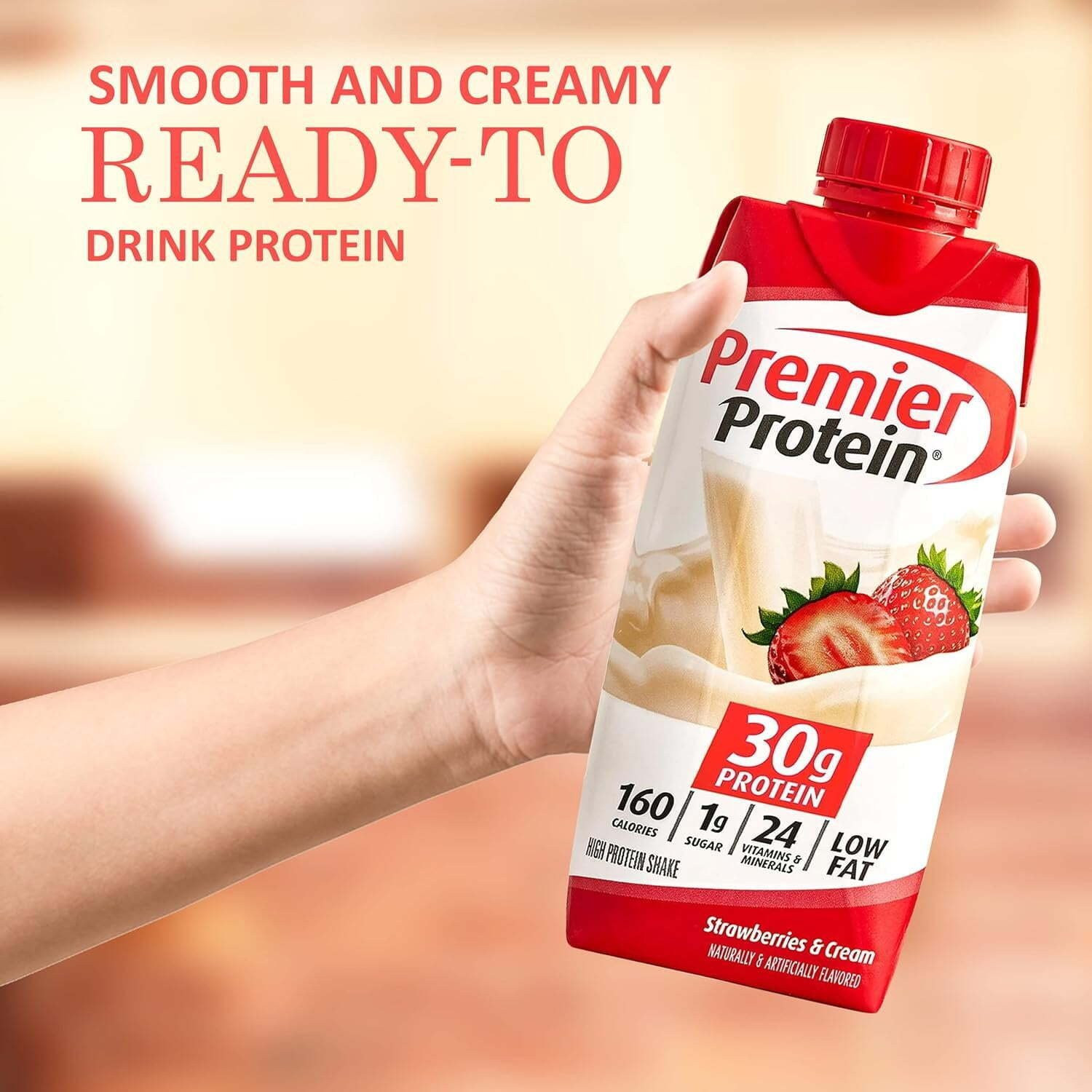 Premier Protein Shakes Drinks – Low Carb High Protein Shakes Variety 10 Pack…