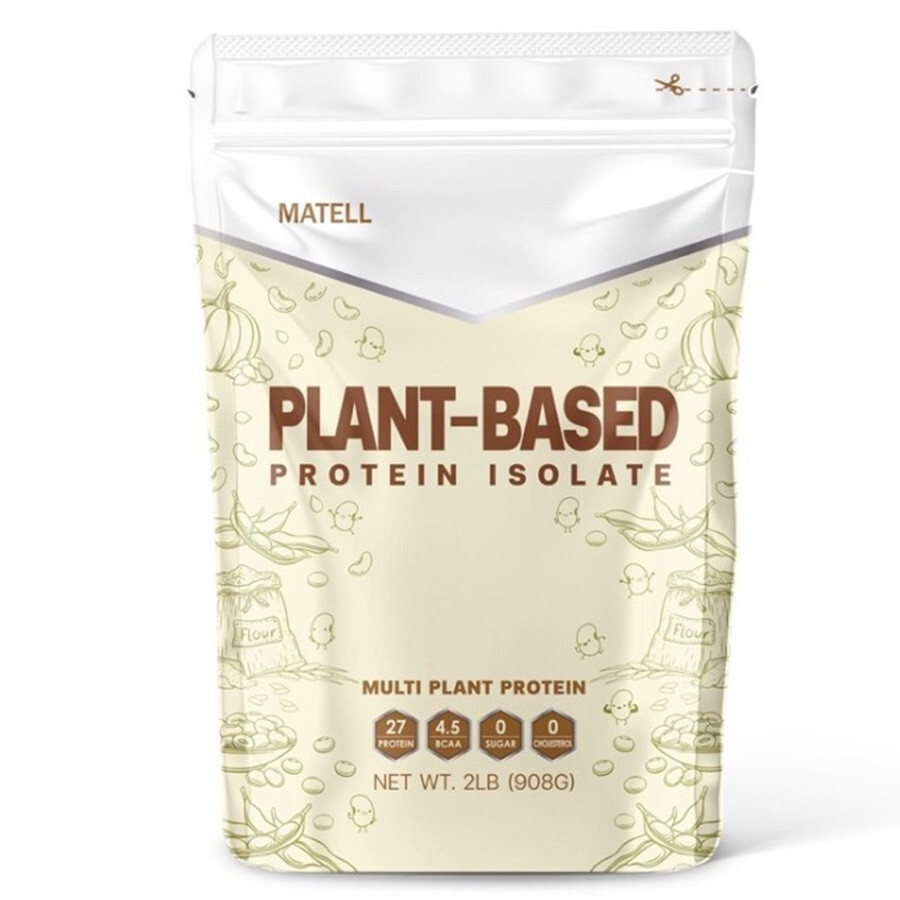 2 lb. Mattle Plant-Based Protein Powder 0%Sugar Vegan From 7 Types Of Plants DHL