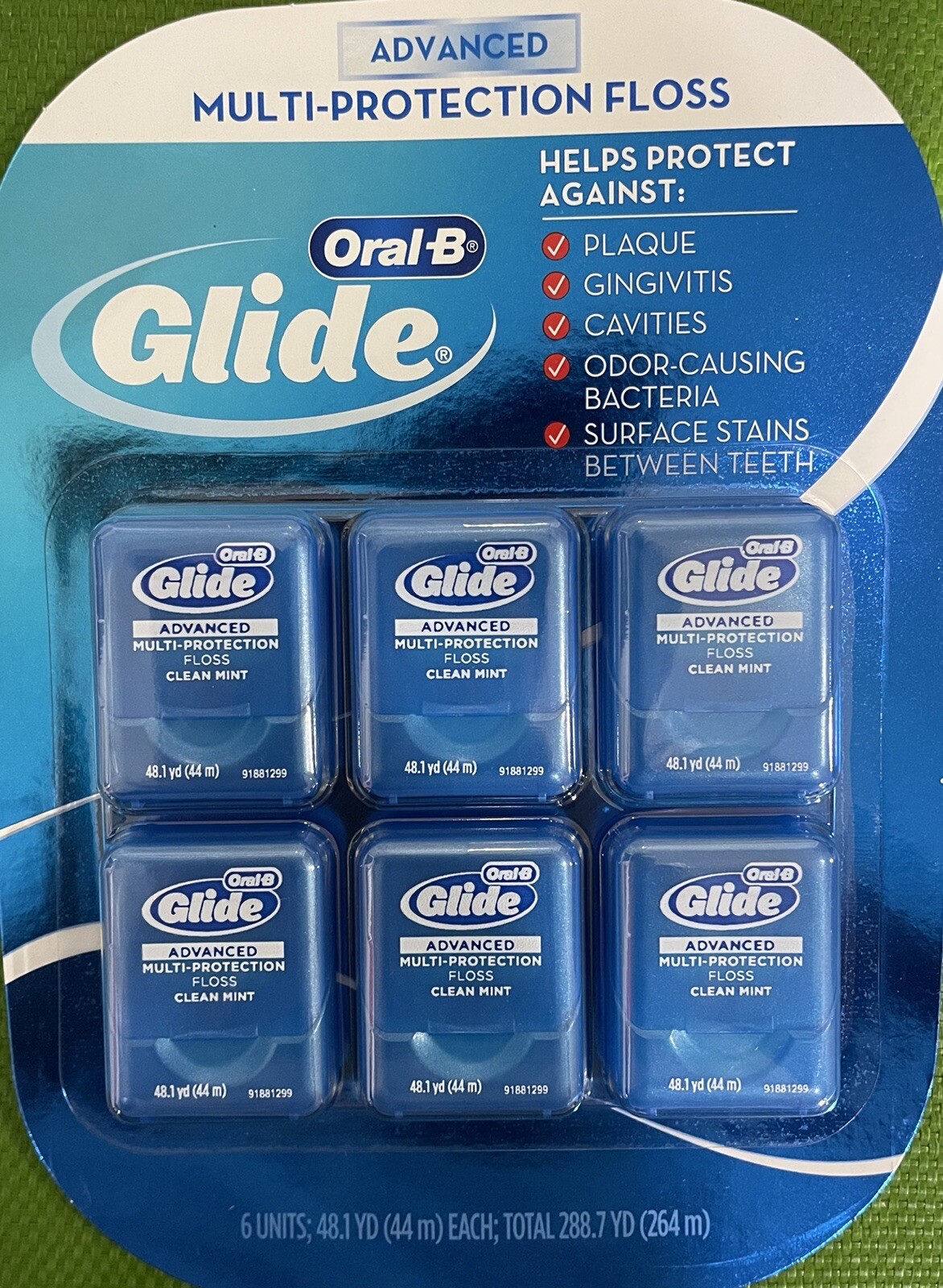 Oral B Glide Dental Pro-Health Advanced Dental Floss 48.1 Yards (6 PK)